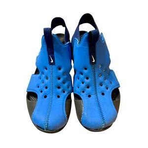 Nike Sunray Protect 2 Sandals – Kids Size 3Y – Blue/Black